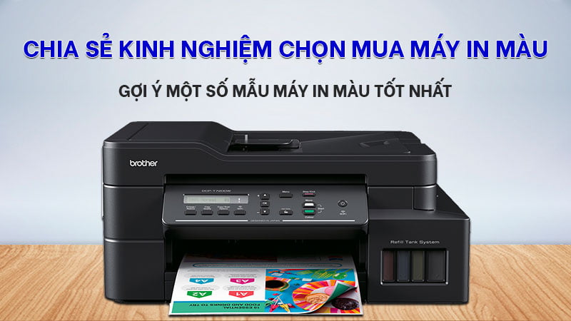 Nên mua máy in màu loại nào? Tư vấn lựa chọn máy in màu phù hợp