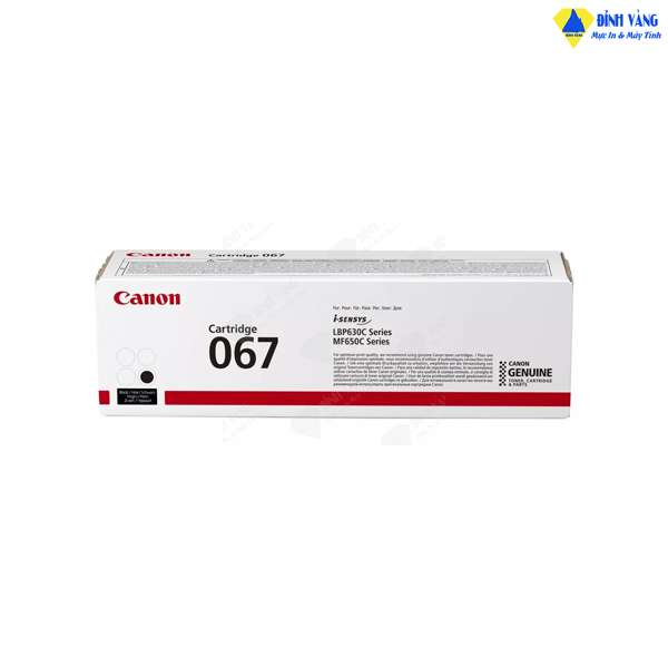 Mực in Canon 067 Có Chip (Dành cho LBP633Cdw/ LBP632Cdw/ MF653Cdw/ MF654Cdw/ MF656Cdw)