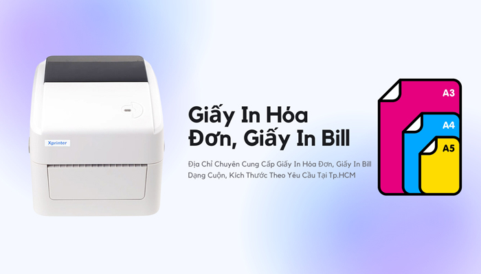 Cung Cấp Giấy In Hóa Đơn, Giấy In Bill Dạng Cuộn, Kích Thước Theo Yêu Cầu