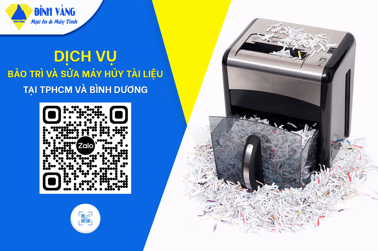 Sửa Máy Hủy Tài Liệu Tại TPHCM, Bình Dương [GIÁ SỐC] Cam Kết Linh Kiện Chính Hãng