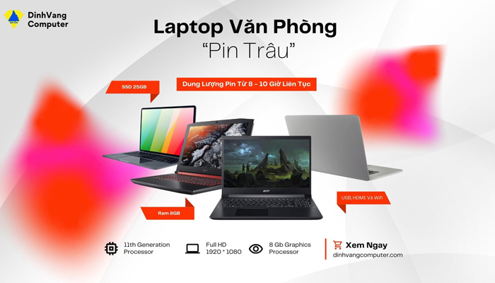 Đánh Giá Top 10 Laptop Văn Phòng Pin Trâu Cho Công việc Và Học Tập 2023