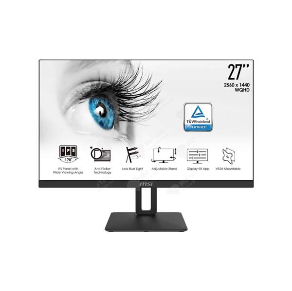 Màn Hình LCD MSI PRO MP271QP 27 Inch (27 Inch, 2560 x 1440, IPS, 60Hz, 5 ms, 300 cd/m2)