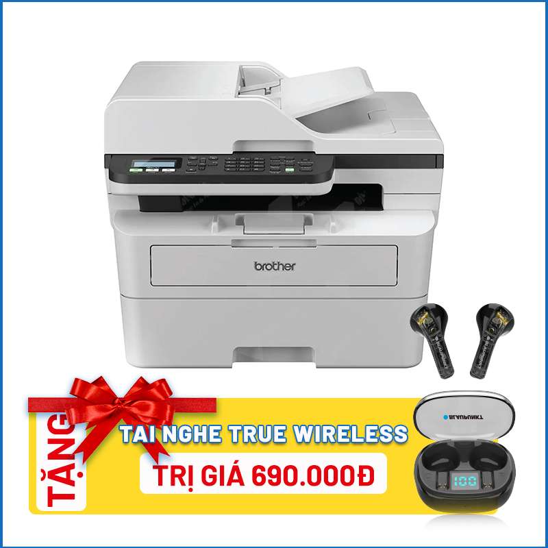 Máy In Laser Brother MFC-B7810DW (In 2 Mặt, Quét, Copy, Fax, USB, LAN, Wifi, ADF)