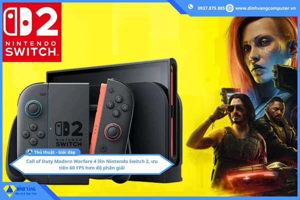 Call of Duty Modern Warfare 4 lên Nintendo Switch 2, ưu tiên 60 FPS hơn độ phân giải