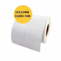 Giấy in nhiệt /giấy in tem 2 tem 35x22x30m 2400 tem