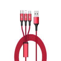 CÁP USB - LIGHTNING +MICRO USB 1M2 UNITEK C 4049RD
