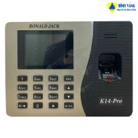 Máy Chấm Công Ronald Jack K14 Pro (1s, 3.000 Thẻ Cảm Ứng Và Vân Tay, Chấm Công 100.000)