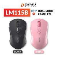 Chuột Không Dây DAREU LM115B (Bluetooth, Wireless 2.4G, Silent SW)