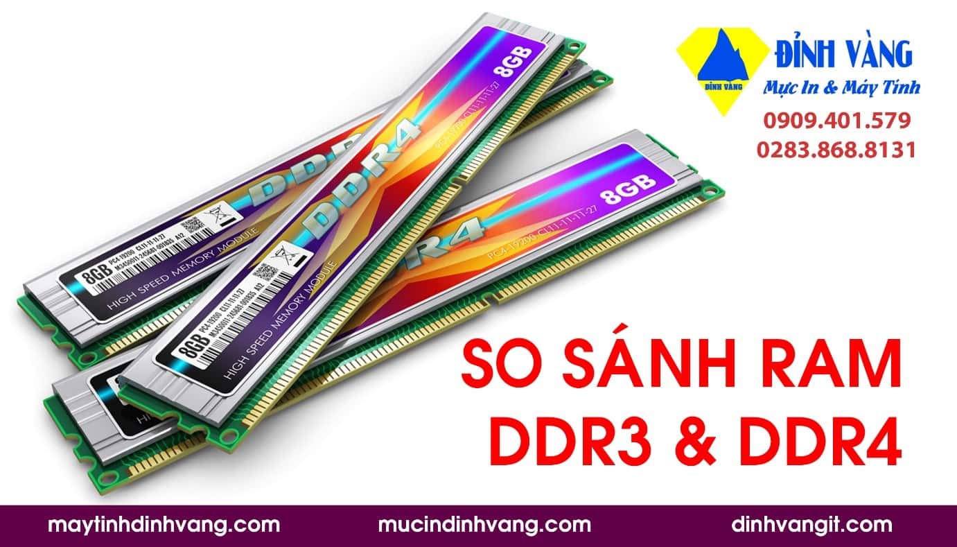 SO SÁNH RAM DDR3 VÀ DDR4